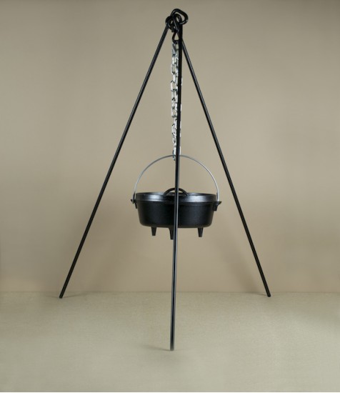 Steel Tripod for Campfire Cooking
