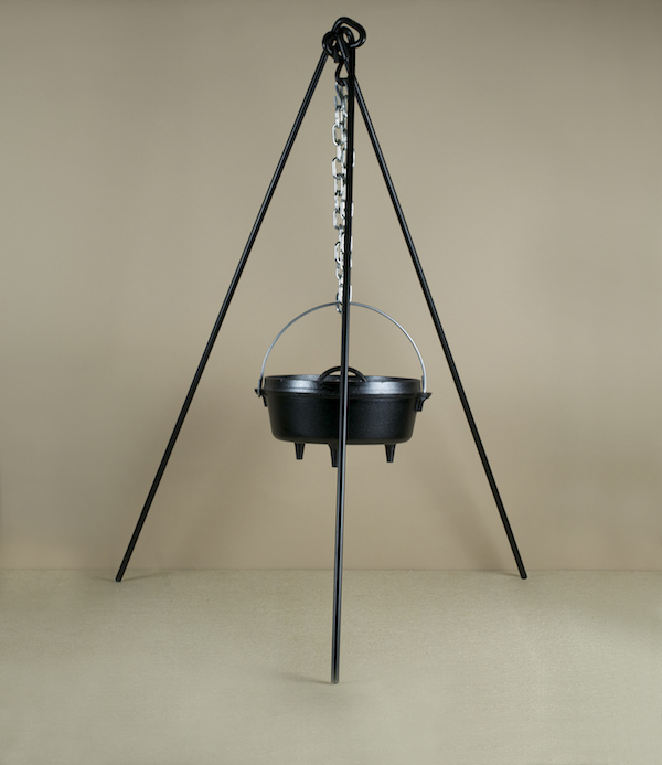 Steel Tripod for Campfire Cooking