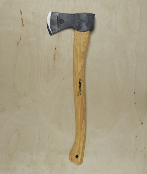 Hand forged Forest axe, hickory handle