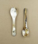 Hand made horn child's or breakfast spoon
