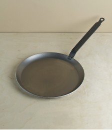 Blue steel French Crêpe pan, 26cm