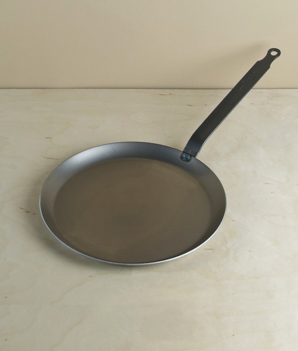 Blue steel French Crêpe pan, 26cm