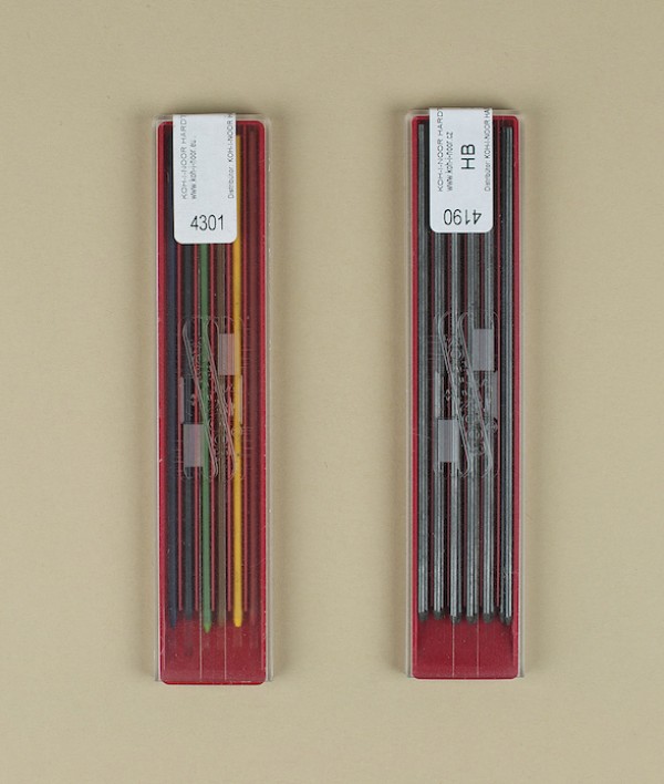 Koh-I-Noor Clutch Pencil Refill Leads, 2 x 120mm, HB