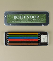 Koh-I-Noor 'Diamond' Drawing Pencil Set in Tin