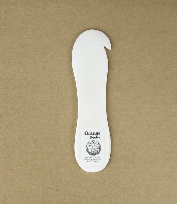 Hand made bone orange peeler