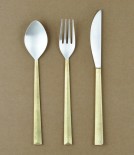 Ihada brass and silver cutlery