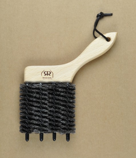 Blind brush, steel wire & goat hair