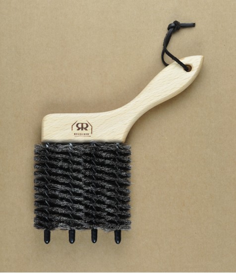 Blind brush, steel wire & goat hair