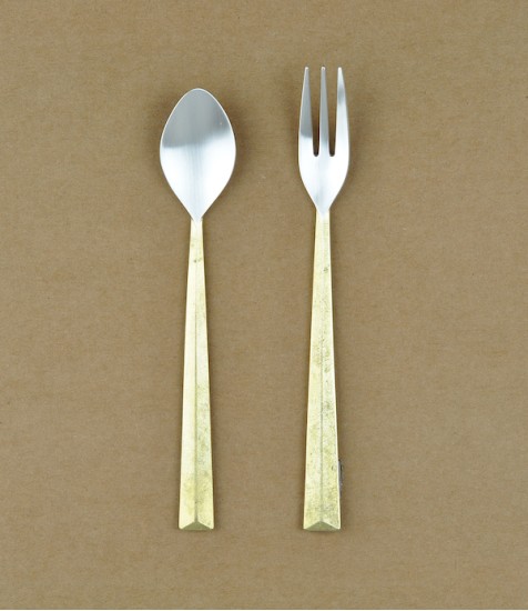 Ihada brass and silver fork S (133mm x 13mm)