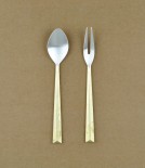 Ihada brass and silver cutlery