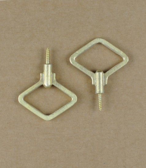 Zenmai diamond hooks, large (pair)