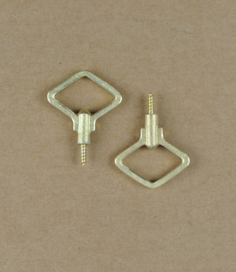 Zenmai diamond hook, small (pair)