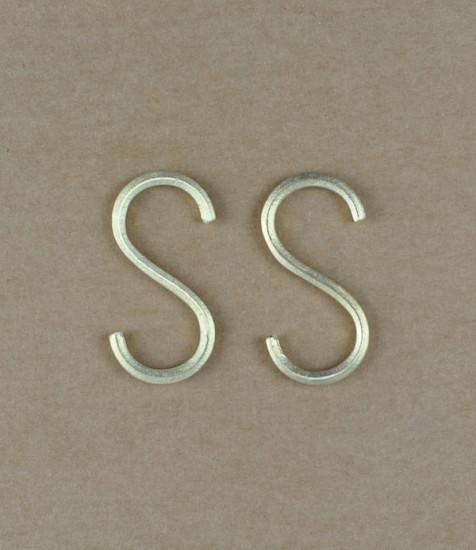 Zenmai s-shaped hook (pair)