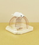 Humane mousetrap, copper wire &  wood