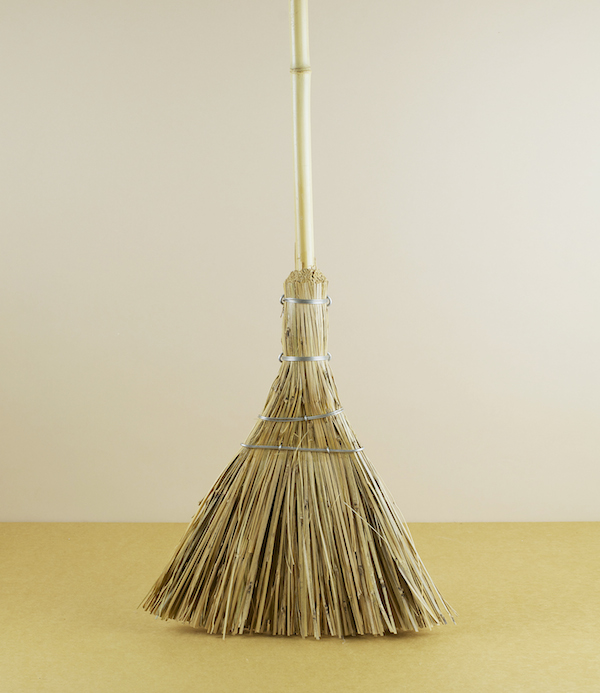 Chinese Outdoor Broom, Whole & Split Bamboo