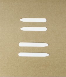 English natural bone collar stiffeners