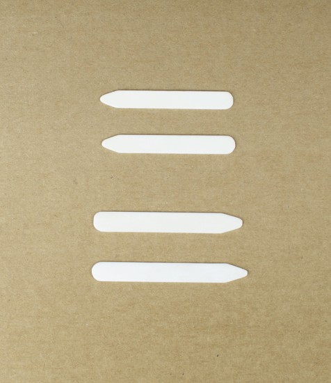 English natural bone collar stiffeners