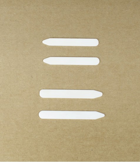 English natural bone collar stiffeners