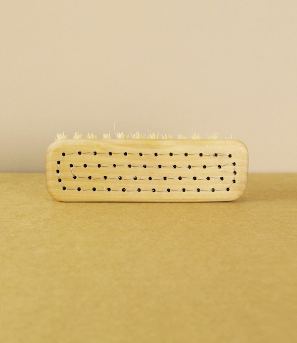 Swedish Nail Brush, Oiled Maple & Tampico