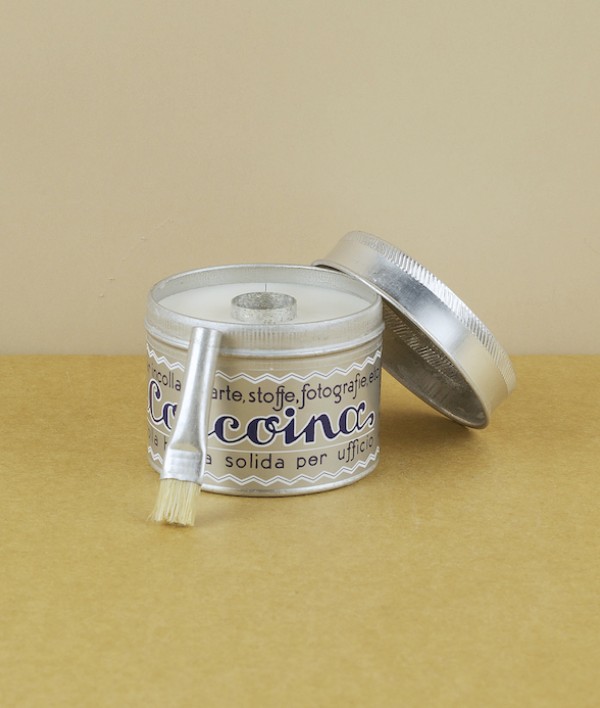 Coccoina Italian Paste Glue in Tin with Applicator