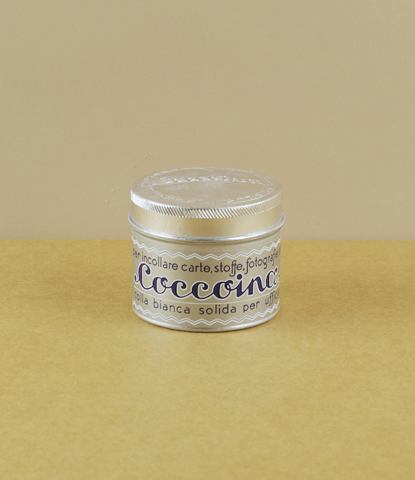 Coccoina Italian Paste Glue in Tin with Applicator