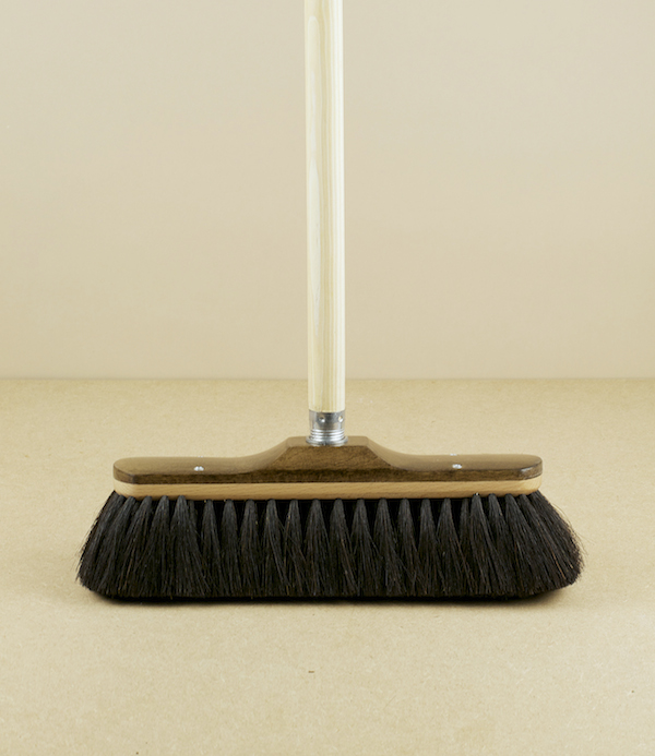 Hand Made Horse-Hair Broom, Waxed Beech & Horsehair