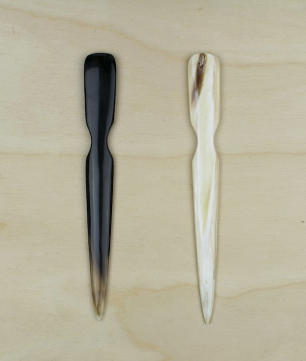 Hand made ox-horn letter opener