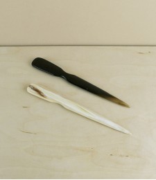 Hand made ox-horn letter opener