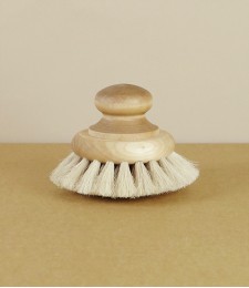 Bath brush, maple, birch & golden horsehair
