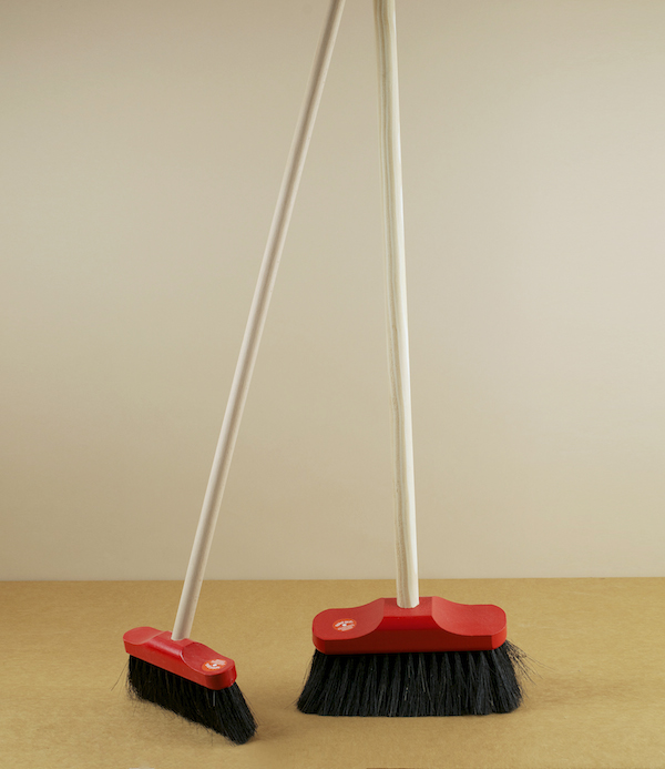 Child's room broom, beech & horsehair