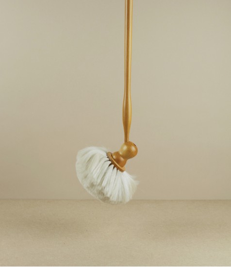 Long Handled Dust Brush, Beech & Goat Hair