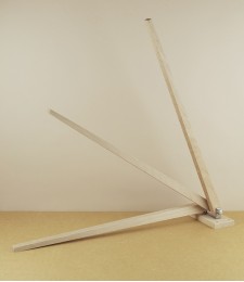 Oak Towel Dryer, Large, with Three Spindles