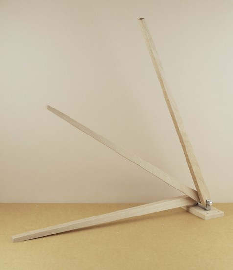 Oak Towel Dryer, Large, with Three Spindles