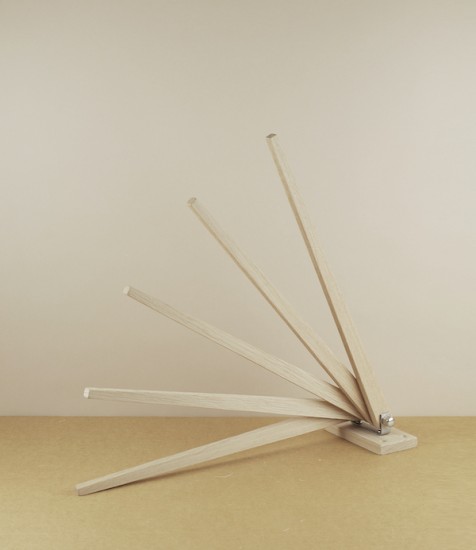 Oak Towel Dryer, Small, with Five Spindles