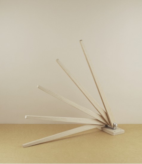 Oak Towel Dryer, Small, with Five Spindles