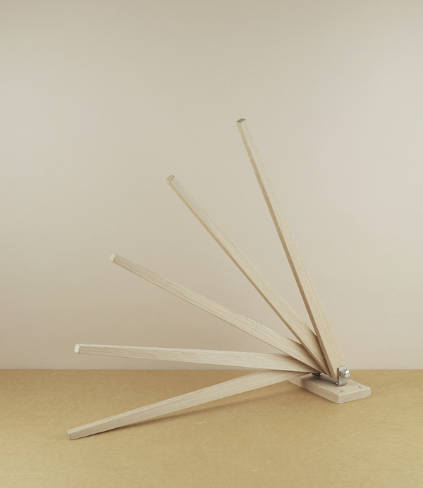 Oak Towel Dryer, Small, with Five Spindles