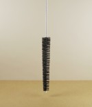 Radiator brush, stainless steel & black goat hair