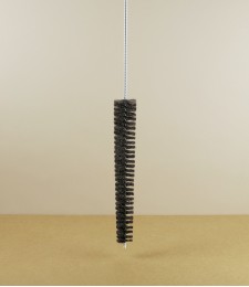 Radiator brush, stainless steel & black goat hair