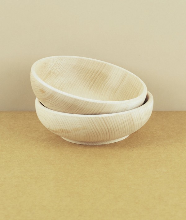 Wooden baby or cereal bowl