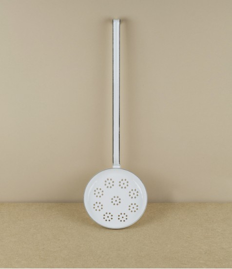 Austrian Enamelled Steel Skimmer, 12cm
