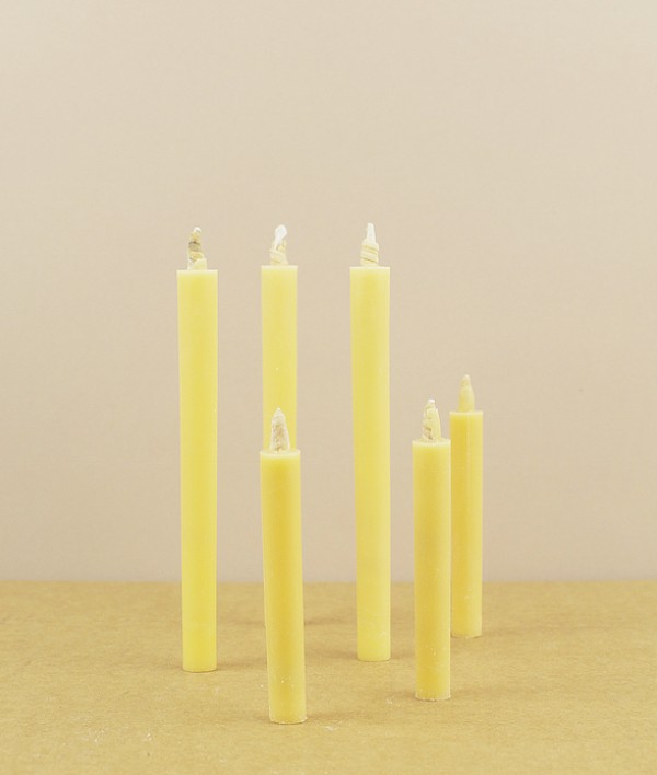 Japanese rice bran wax candles