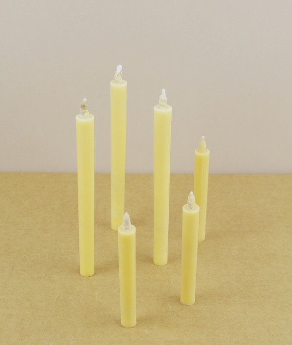 Japanese rice bran wax candles