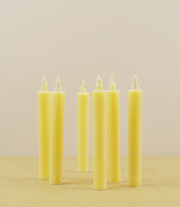 Japanese rice bran wax candles