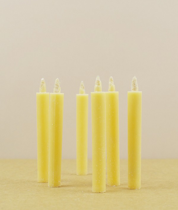 Japanese rice bran wax candles