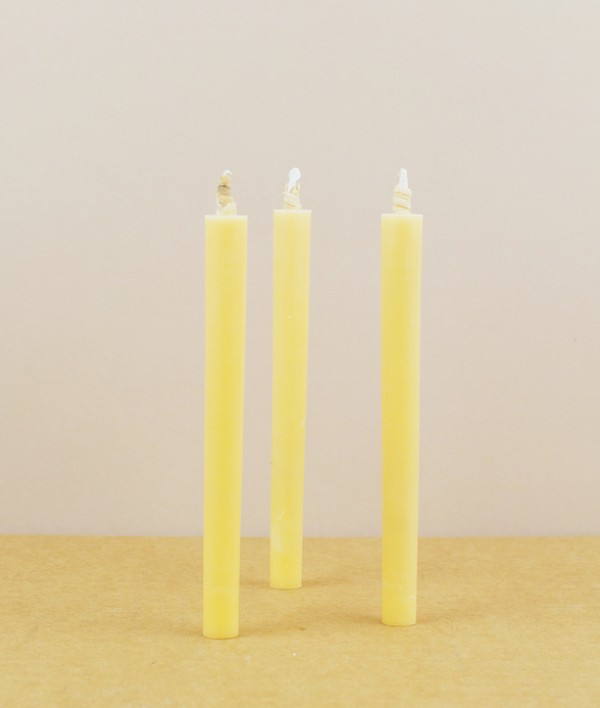 Japanese rice bran wax candles