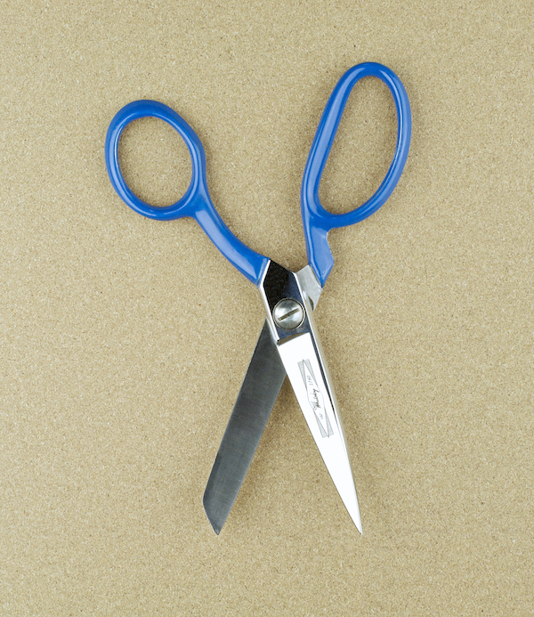 Cutting out scissors