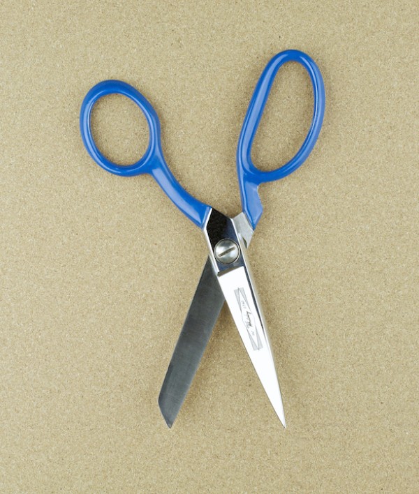 Cutting out scissors