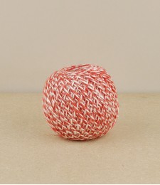 Ball of red/blond jute twine