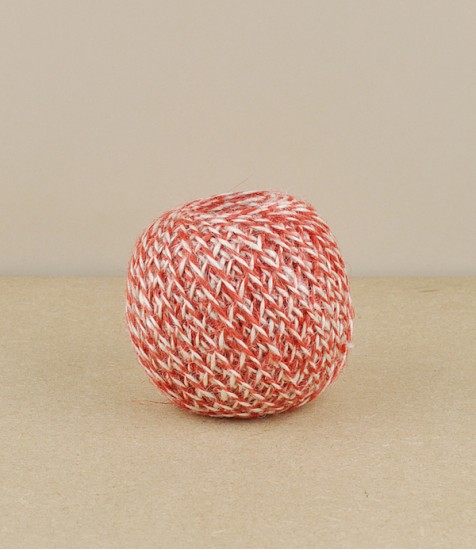 Ball of Jute Twine, Red & Blond