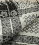 Welsh three colour natural tapestry blanket